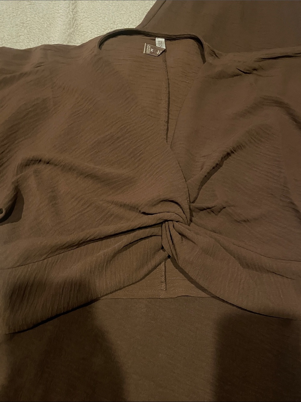 2 piece Wide Leg Brown Women’s Set - Picture 5 of 9
